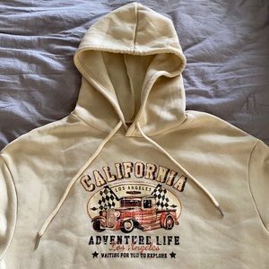 Beige medium size hoodie from Shein